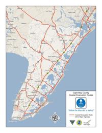 N.J. Office of Emergency Managements lets you find your evacuation route