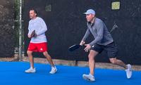 Arizona's Tommy Lloyd and Sean 'Pickle' Miller dominate pickleball courts in Tucson together