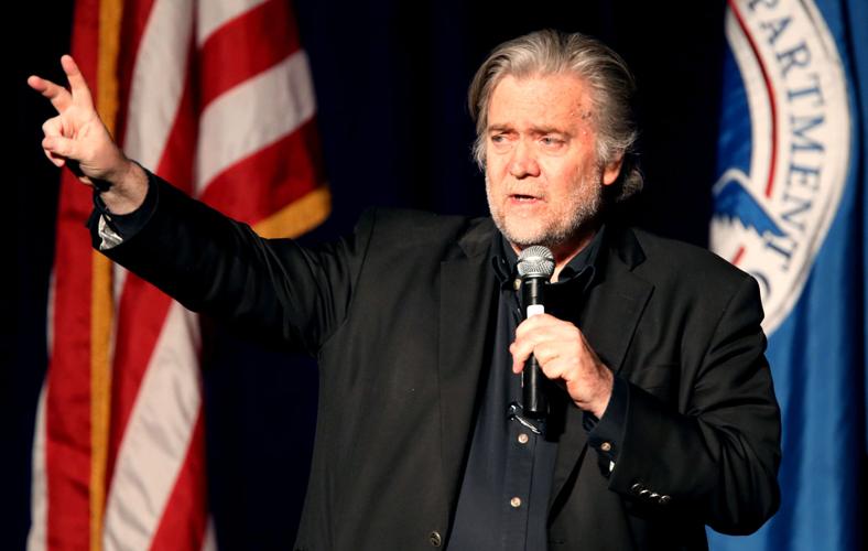 Political strategist Steve Bannon implores Tucson crowd to support Trump