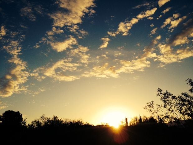 Sunrise over Tucson