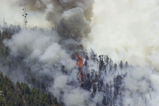 The Aspen Fire in 2003