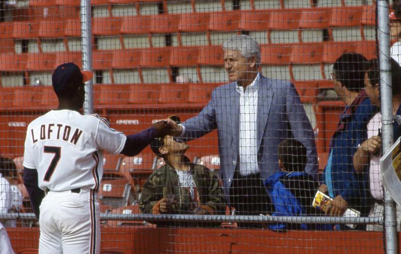 Lute Olson, Kenny Lofton (copy)