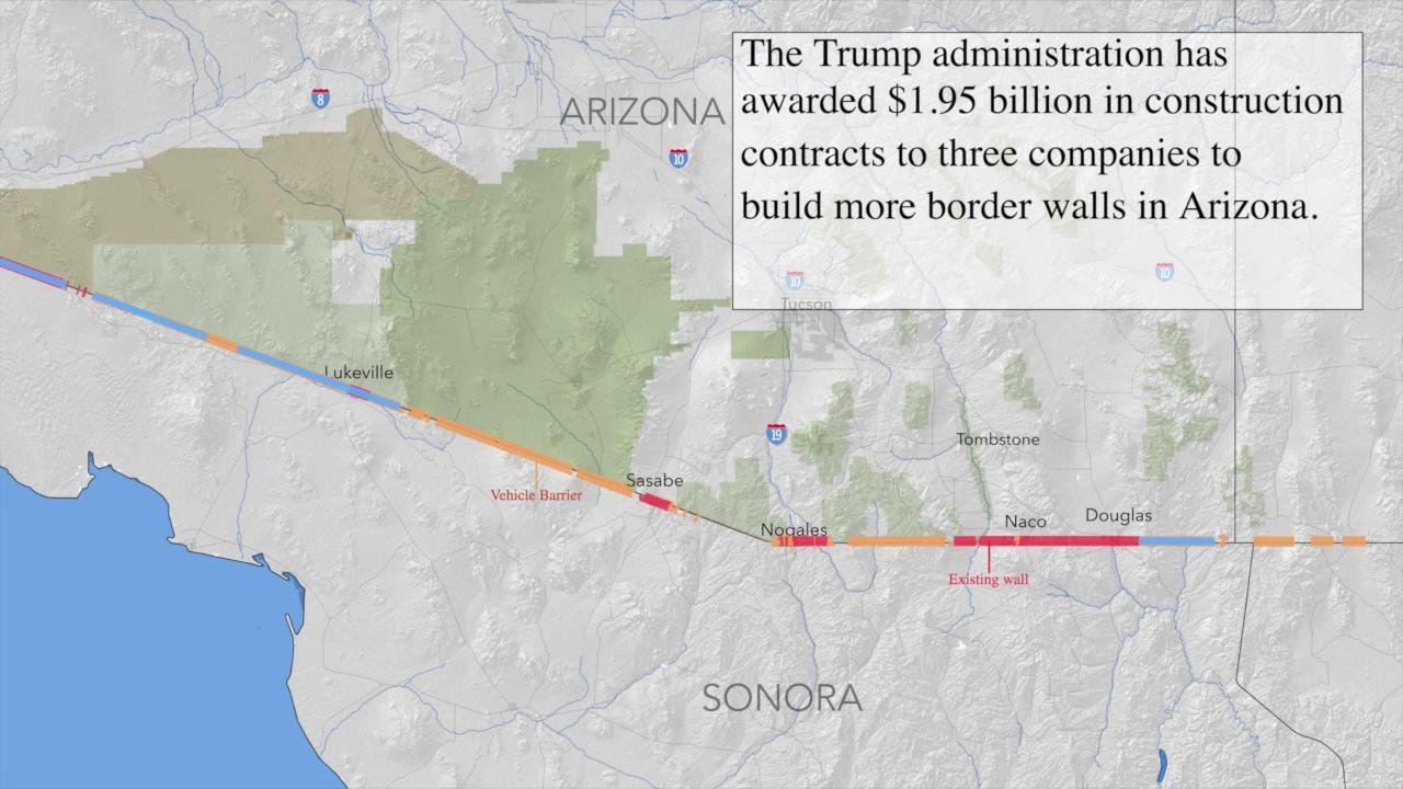 Video Border Wall Contracts In Arizona Latest News Tucson Com