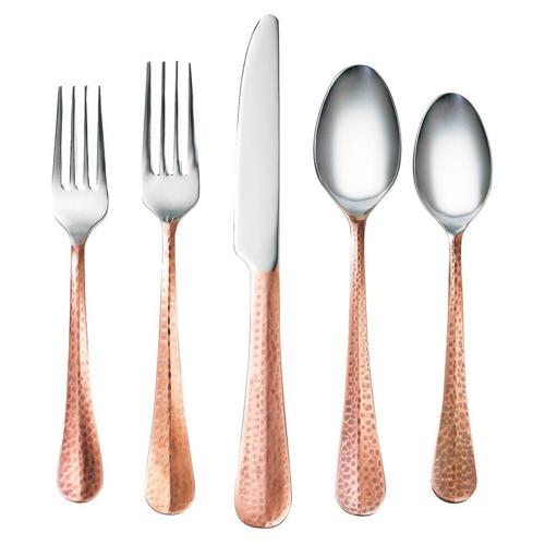 Copper eating utensils