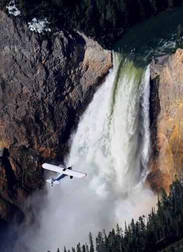 Lower falls of the Yellowstone River