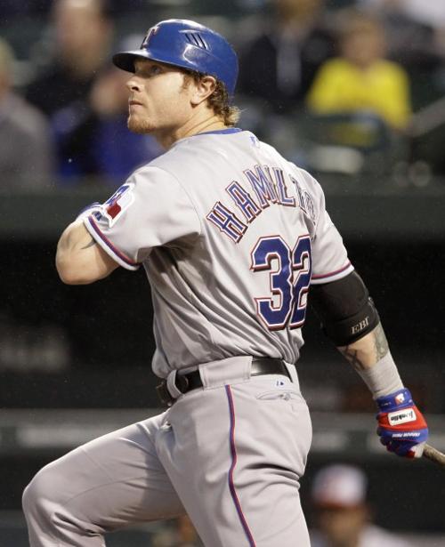World Series: Texas Rangers' Josh Hamilton playing through pain