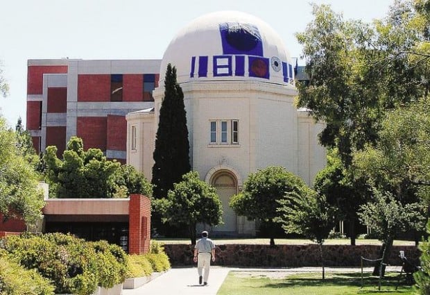 R2-D2 is a big droid on campus  
