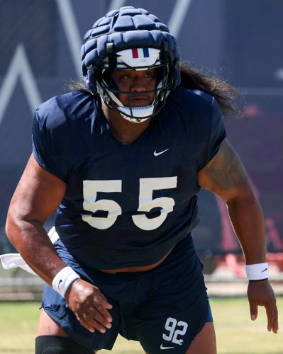 Spring football practice continues