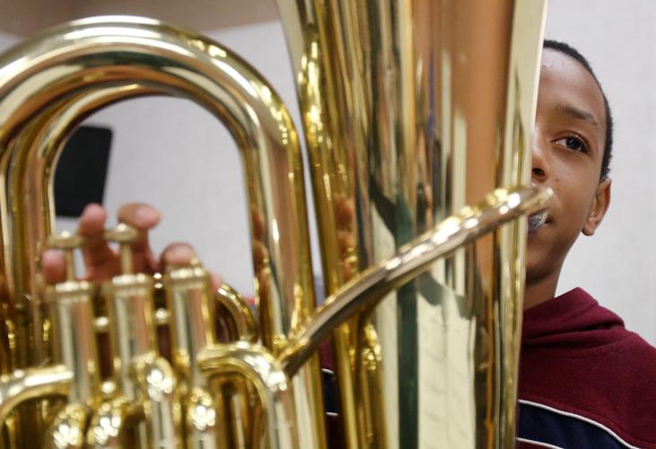 Band teacher Phillip Switzer