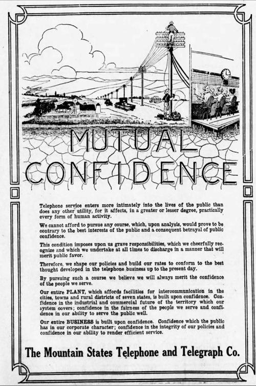 June 15, 1916, advertisement