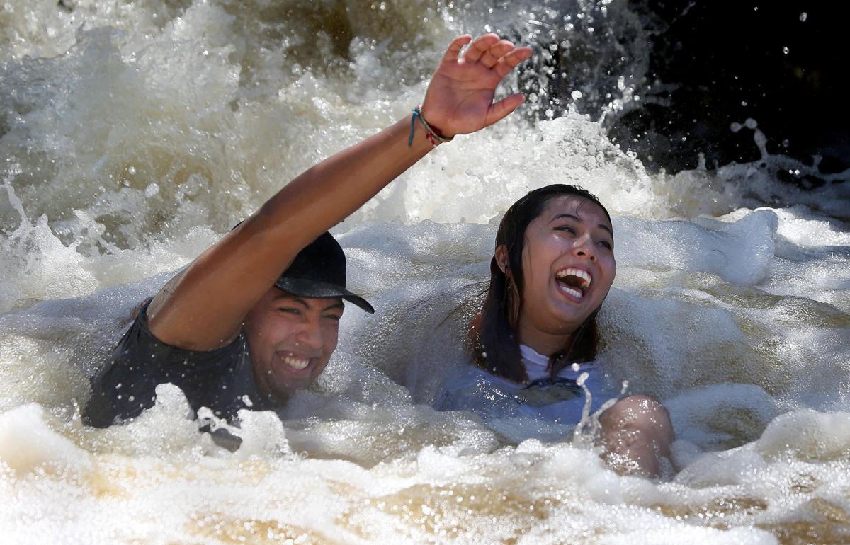 Fun in the monsoon runoff