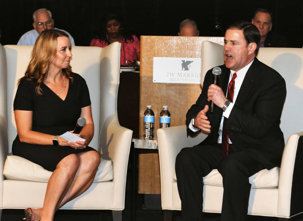 Gov. Doug Ducey, Gilbert Mayor Jenn Daniels