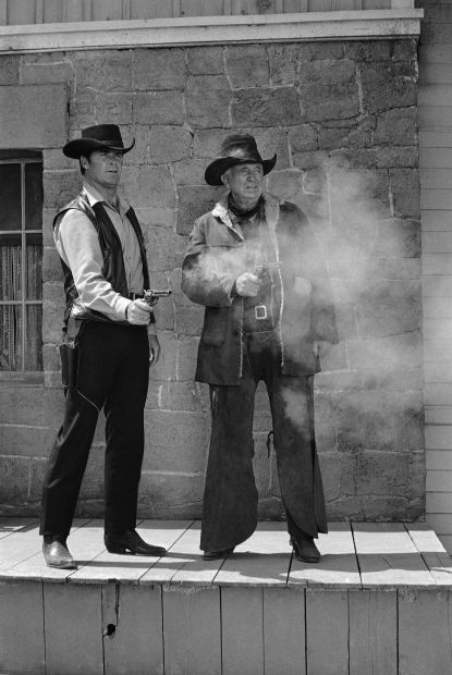 James Garner and Walter Brennen