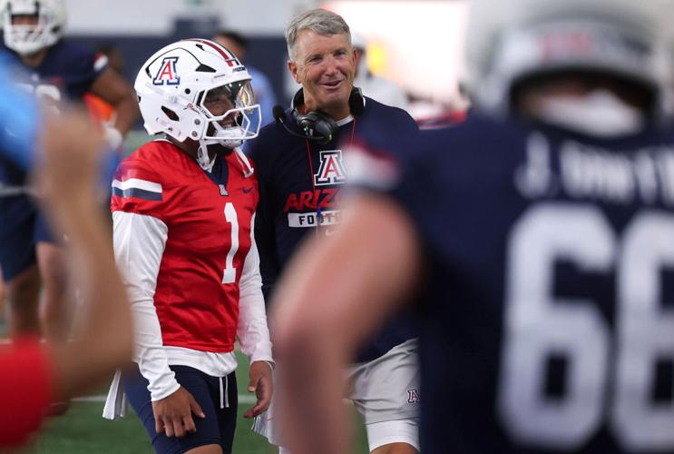 Arizona fall football practice