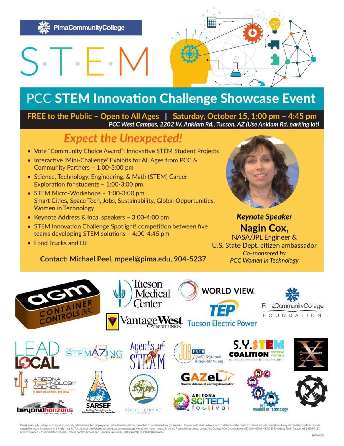 STEM showcase flier
