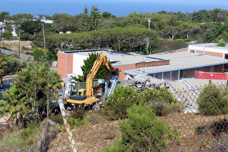 Demolition of the former Malibu Middle School