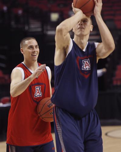 Arizona Wildcats basketball practice