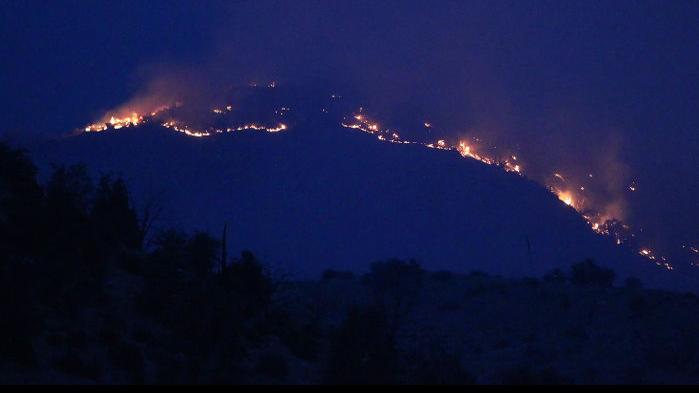 Fire on Mount Lemmon