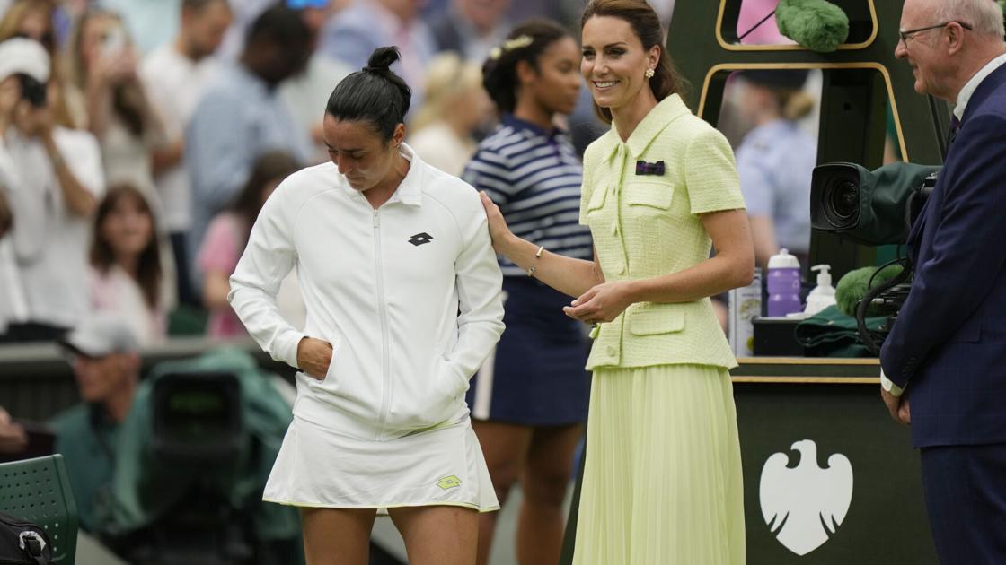 Jabeur gets royal consolation after Wimbledon loss