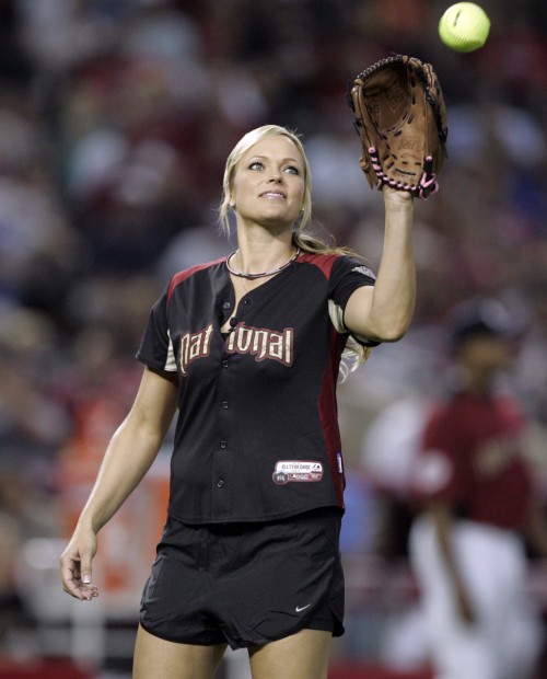The view from the booth: Jennie Finch still loves game, UA | Softball ...