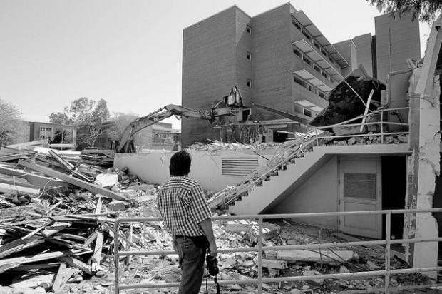 Journalists' memories in rubble  