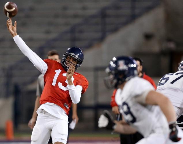 University of Arizona spring open practic