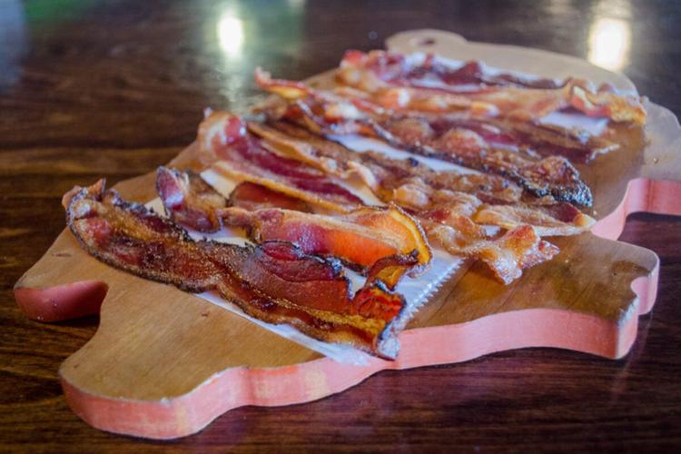 Bacon Flight at The Oink Cafe