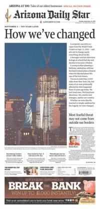  9/11 10th anniversary front pages from around the world