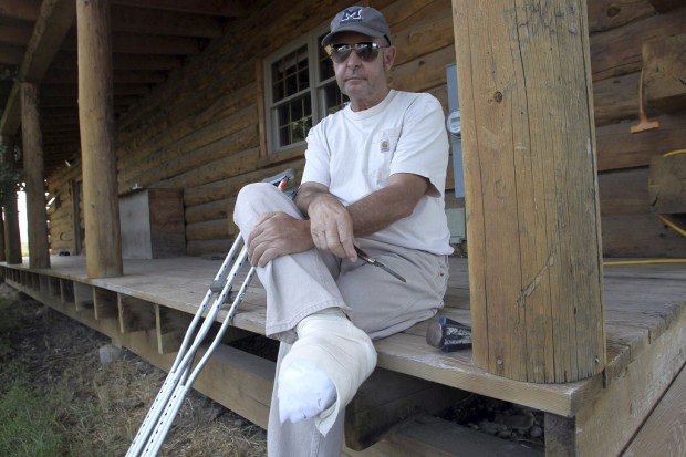 Pinned by trailer, Colo. man cuts off toes, drives to help   