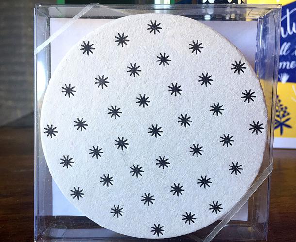 Letterpress coasters