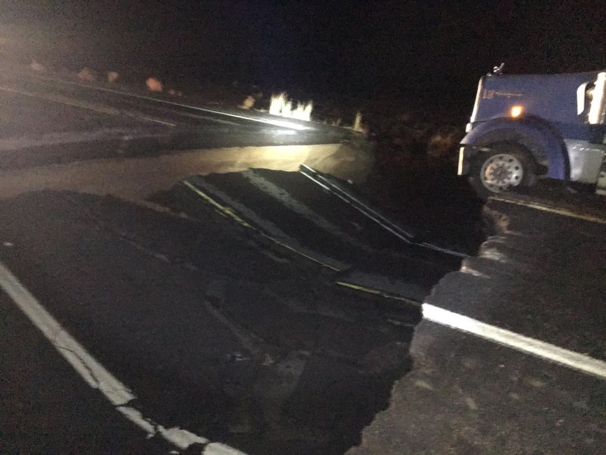 1 dead after sink hole opens on Arizona highway