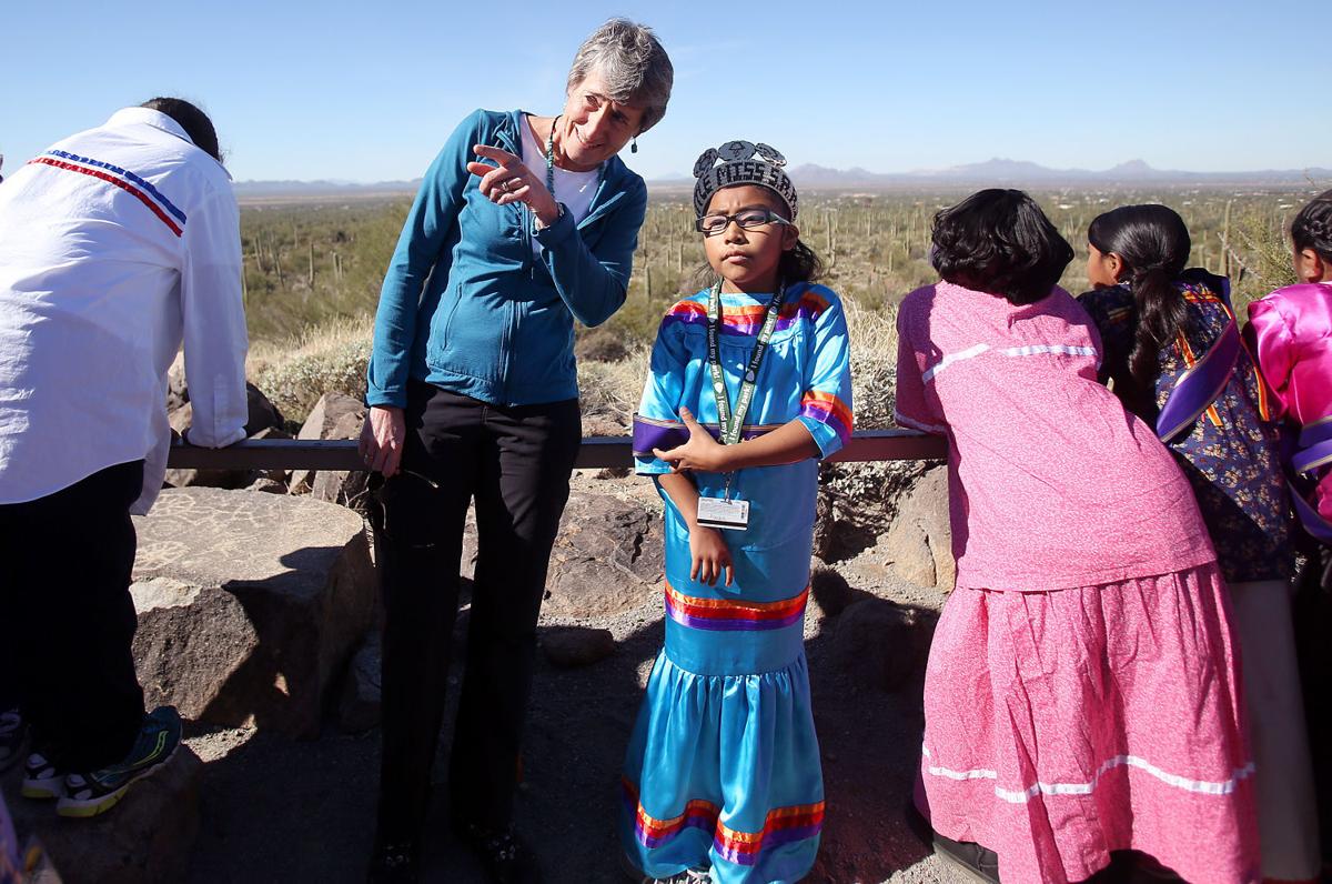 U S Secretary Of Interior Visits Saguaro National Park