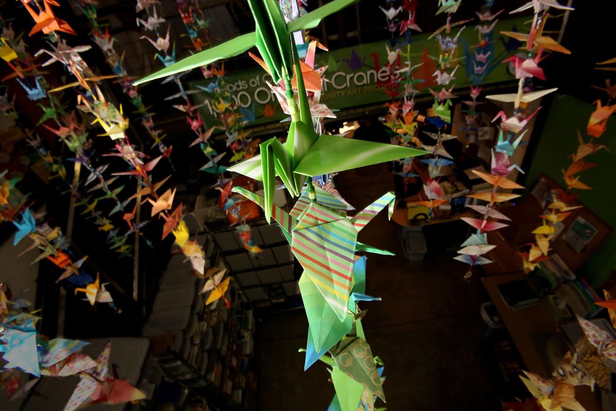 A thousand origami cranes grace Beads of Courage exhibit Local news
