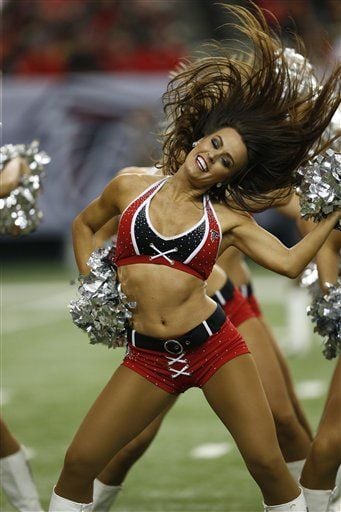 Falcons cheerleader