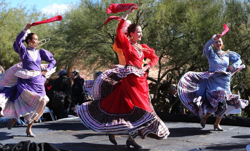 Dancers at La Fiesta de Guadalupe (LE)