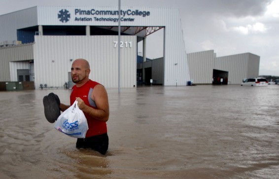 Powerful storm floods southside