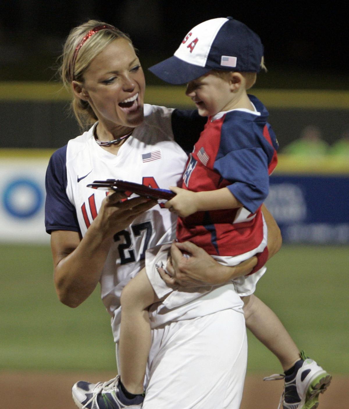 USA Softball Gold Medalist Jennie Finch Sigmed, Leaf-Certified USA Jersey  for Sale in Laguna Hills, CA - OfferUp