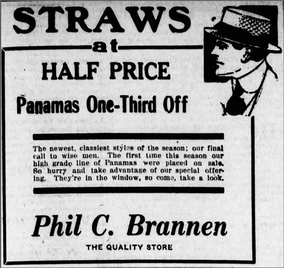 Star Advertisement August 2, 1916