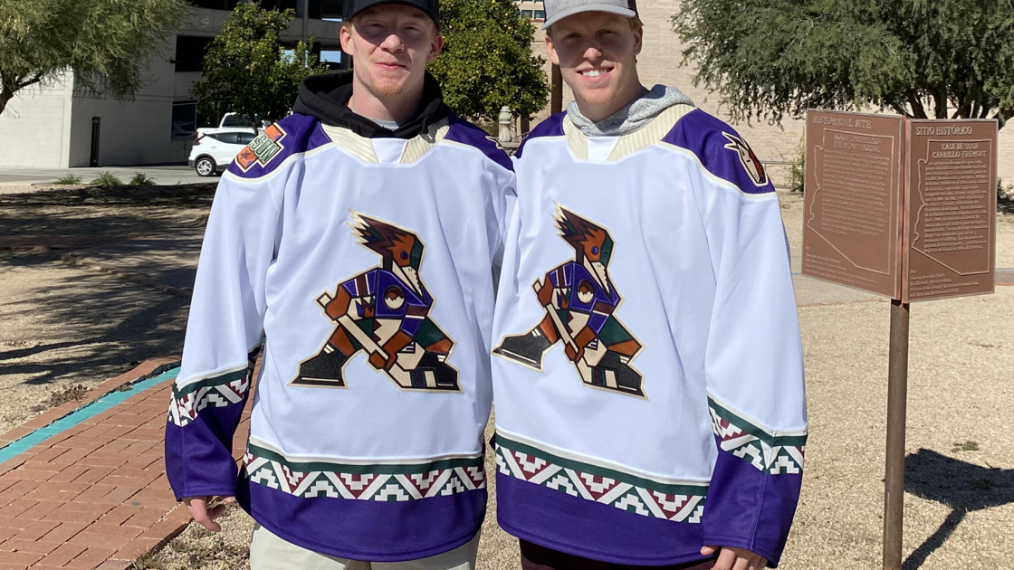 arizona coyotes purple jersey