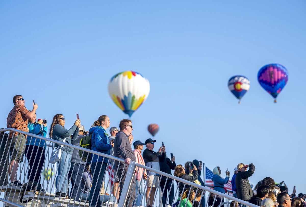 'Magical' flotilla of hot air balloons take flight at international fiesta