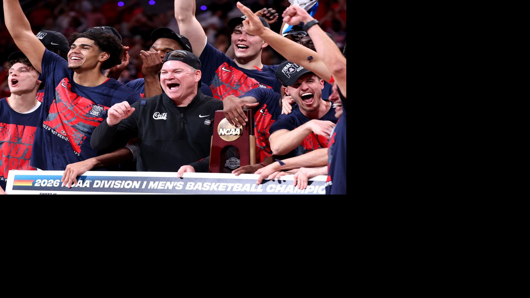 Cool-headed Arizona Wildcats defy history, beat Purdue 79-64 to reach Final Four