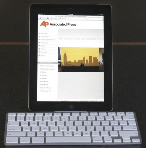 Tapping away on iPad is fine, to a point   