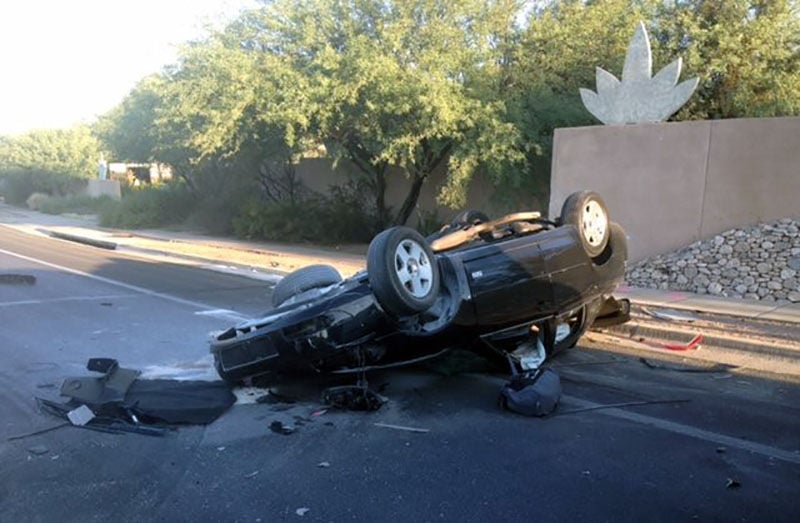 Driver in stolen car killed in crash on Tucson's north side