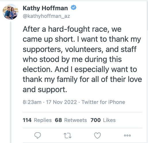 Arizona schools chief race: Hoffman concedes to Horne