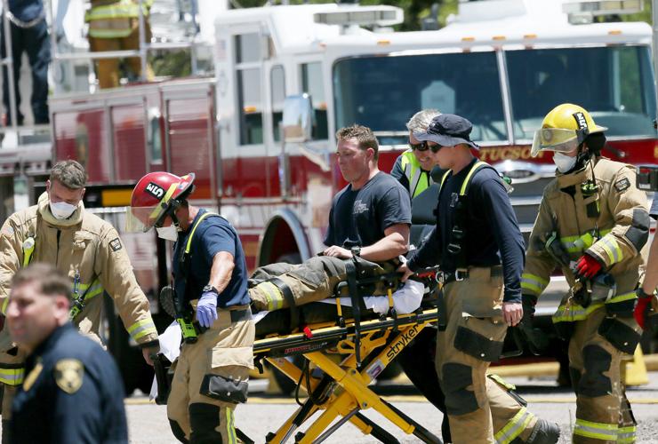 Fire at recycling plant