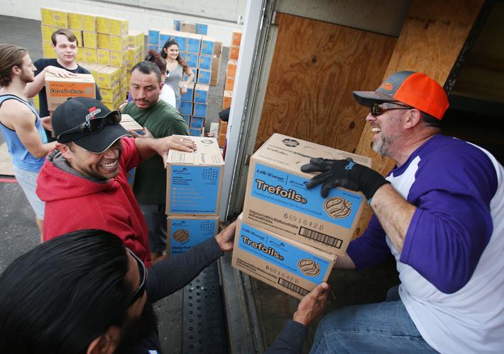 Girl Scout cookies arrive