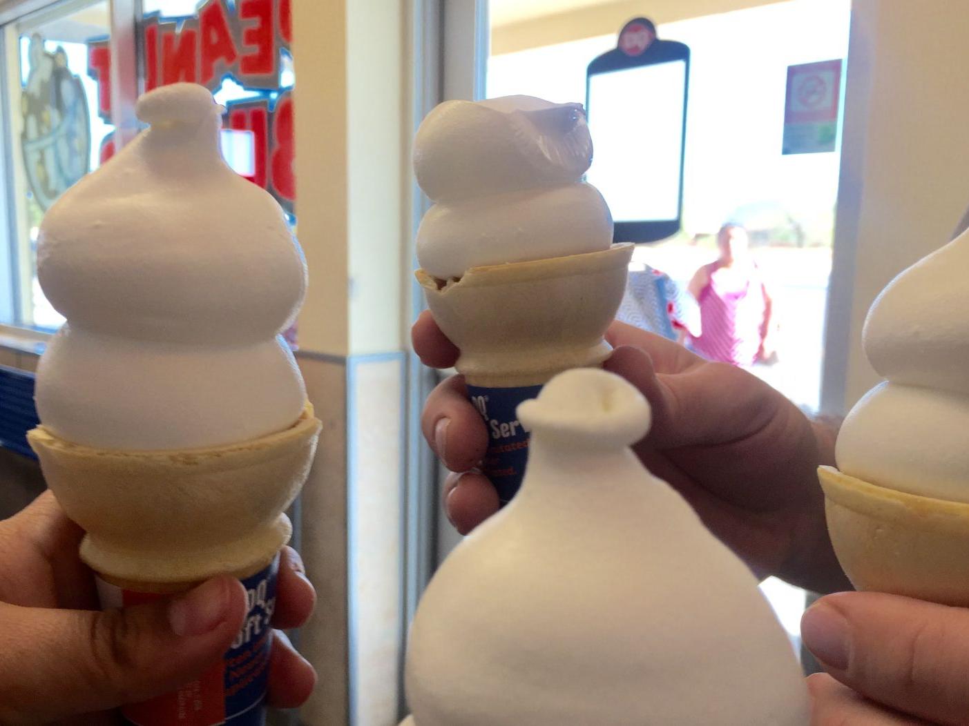 Dairy queen free ice cream cones