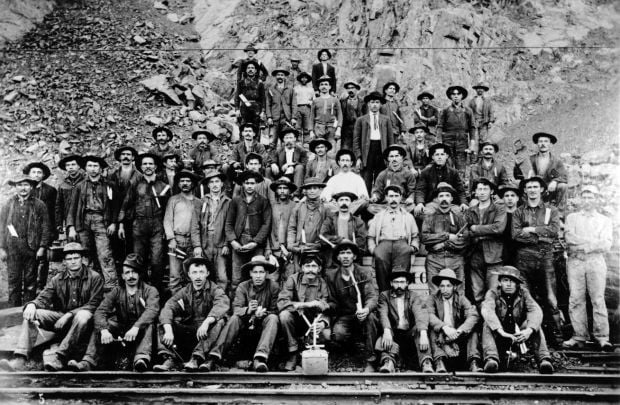 United Verde miners in 1900