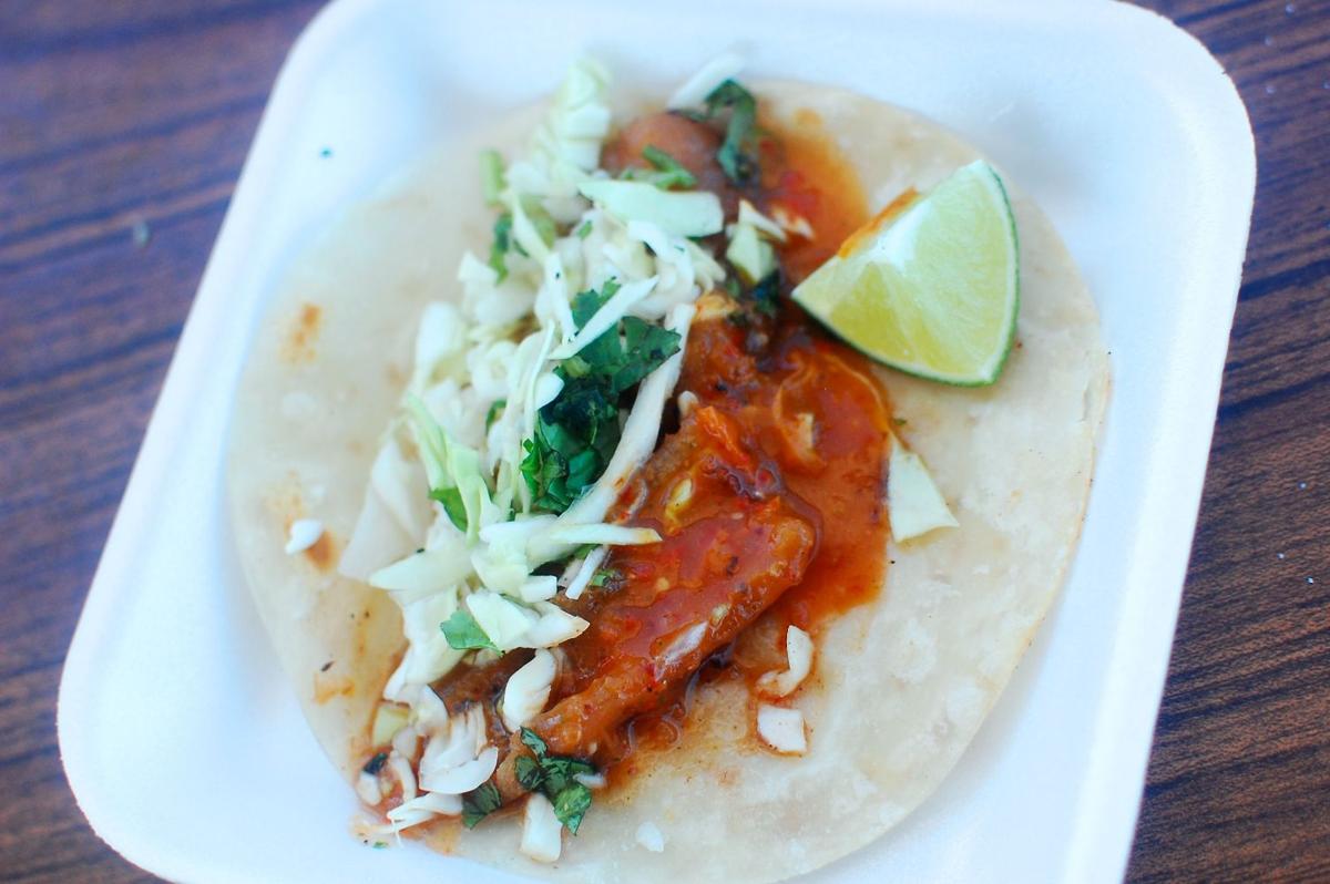 Taco No. 5: It's chicharron, but it's not crispy