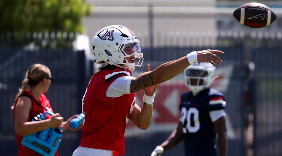 Arizona fall football practice